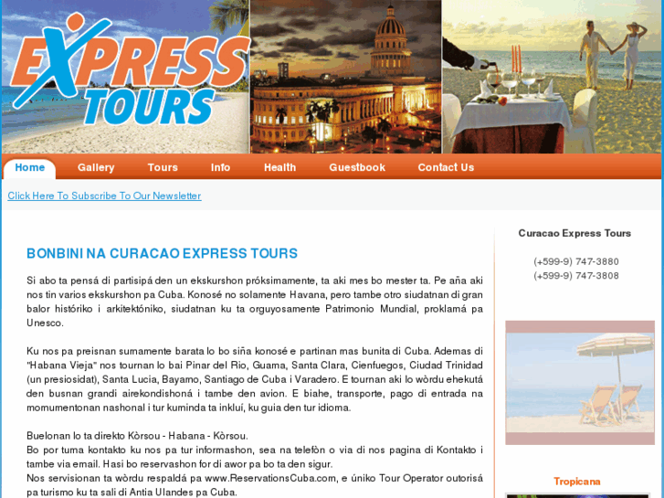 www.curacaoexpresstours.com