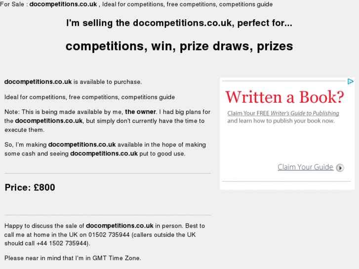 www.docompetitions.co.uk