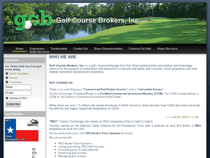 Golf Course Brokers Inc. A Full