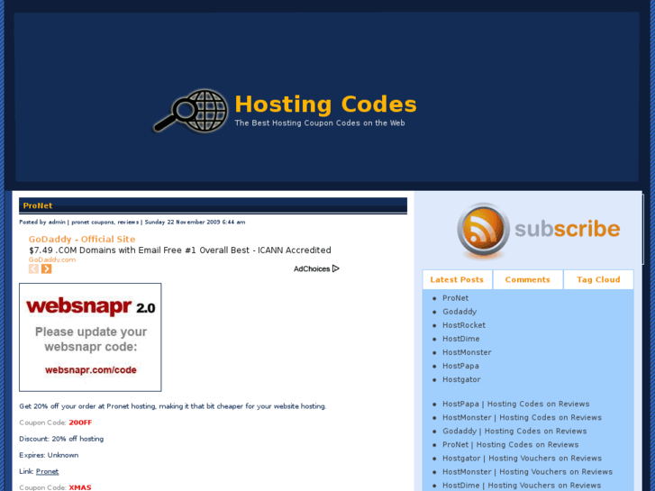www.hostingcodes.org
