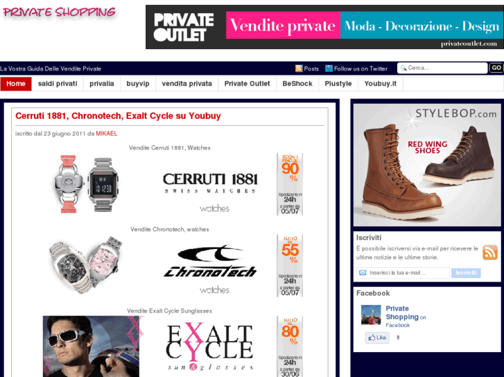 www.privateshopping.it