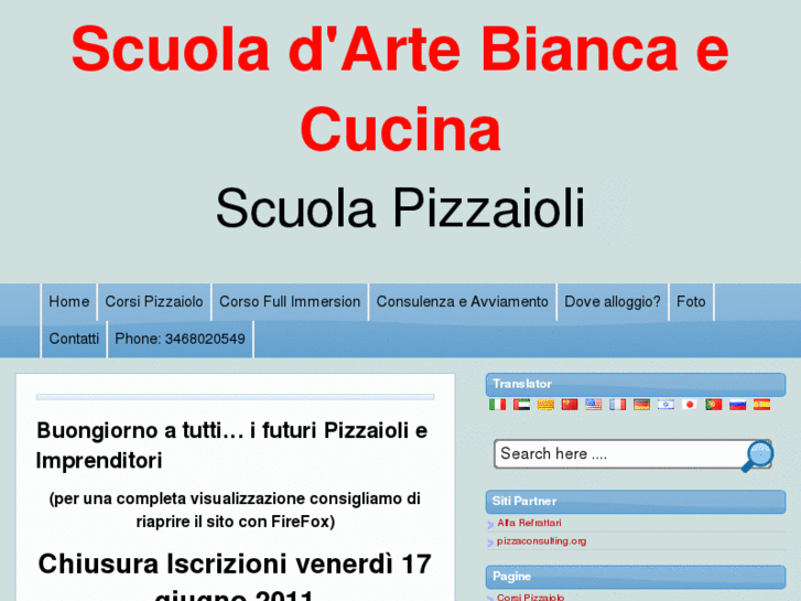 www.scuoladartebiancaecucina.it