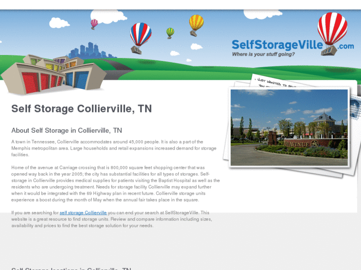 www.selfstoragecollierville.com