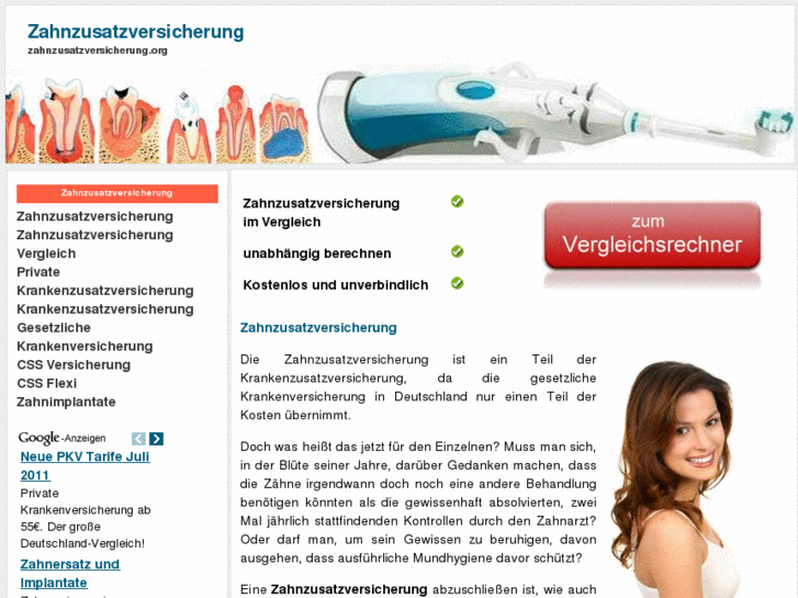 www.zahnzusatzversicherung.org