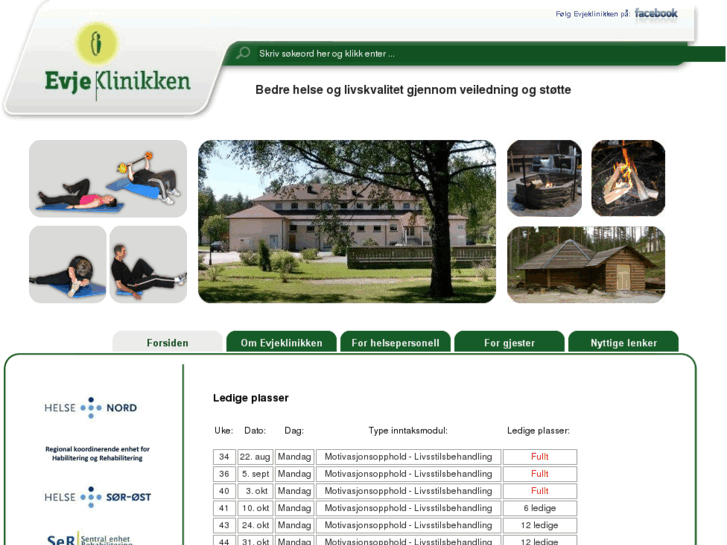 www.evjeklinikken.net