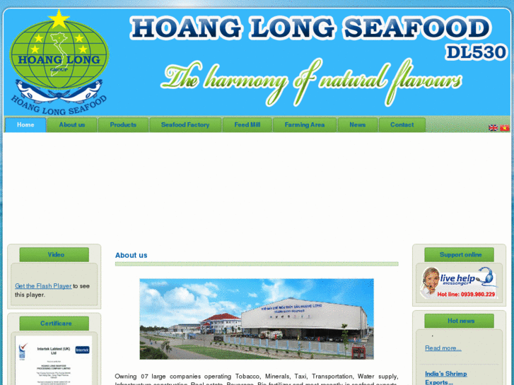 www.hoanglongseafood.com