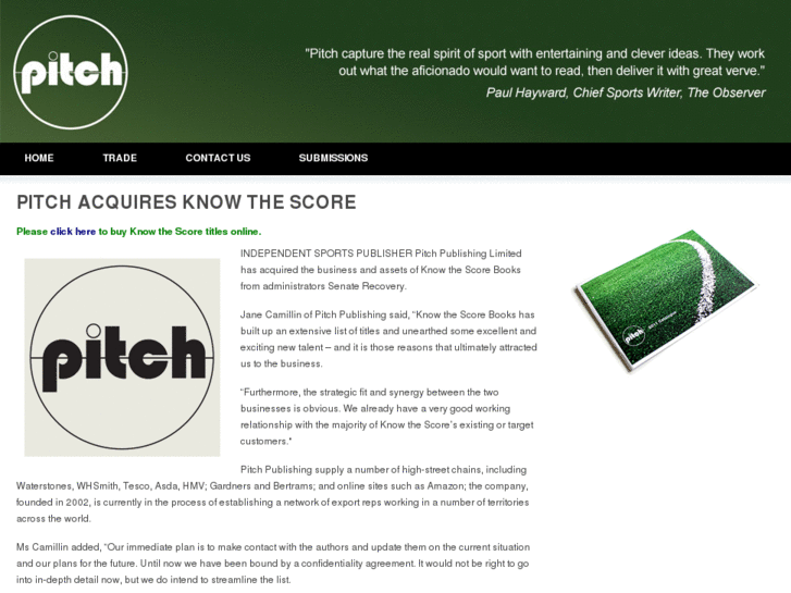 www.knowthescorebooks.com