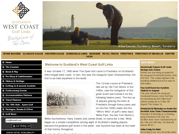 www.scotlandswestcoastgolflinks.com