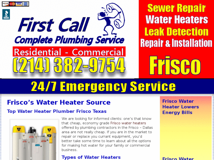 www.waterheaterfrisco.com