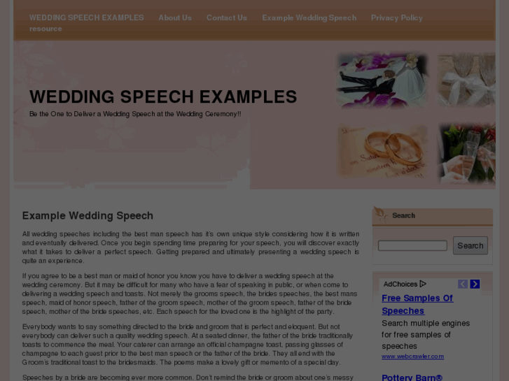 www.exampleweddingspeeches.com