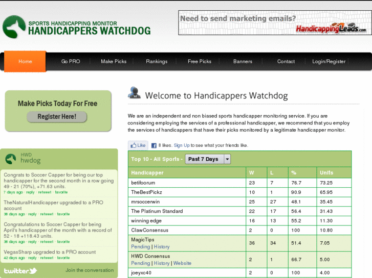 www.handicapperswatchdog.com