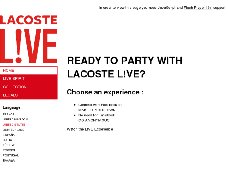 www.lacostelive.com