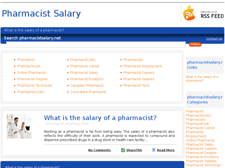 www.pharmacistsalary.net