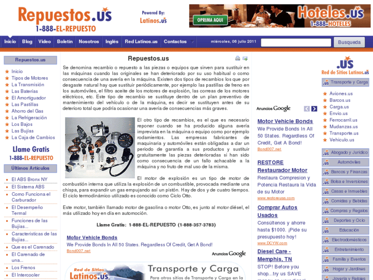 www.repuestos.us