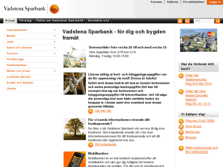 www.vadstenasparbank.se