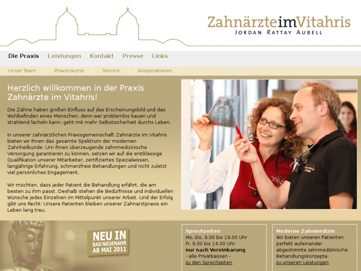 www.zahnaerzte-im-vitahris.com