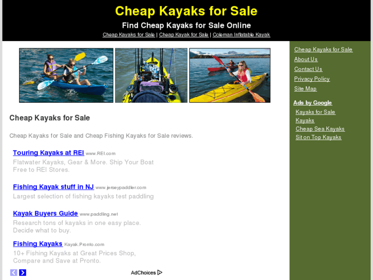 www.cheapkayaksforsale.org