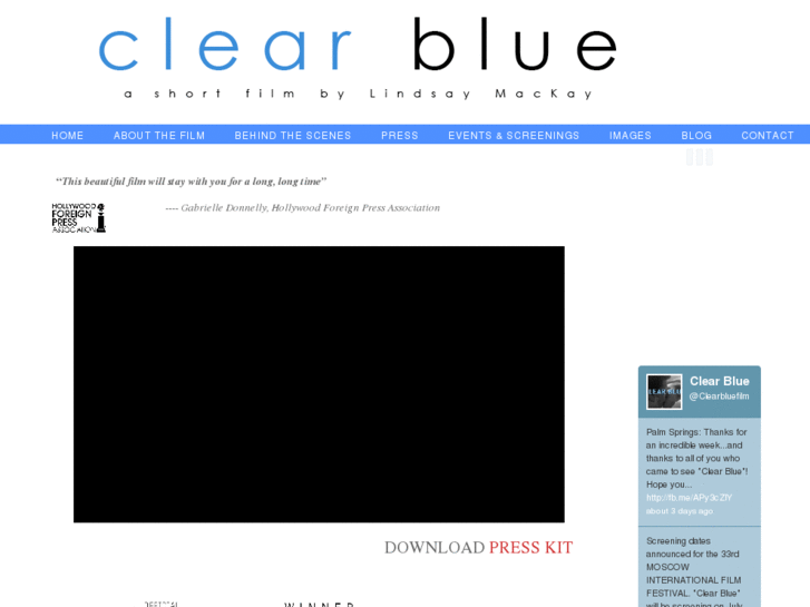 www.clearbluethefilm.com