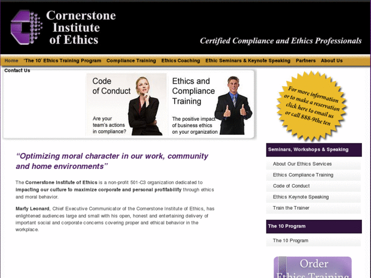 www.cornerstoneethics.com