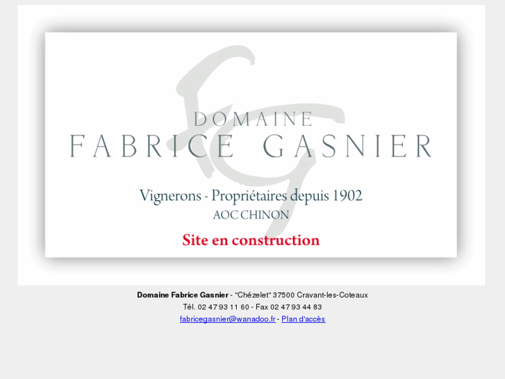 www.domainefabricegasnier.com