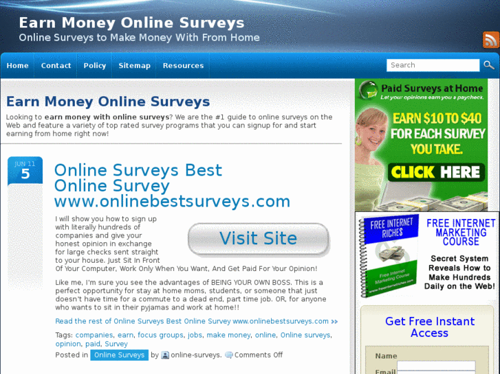 www.earnmoneyonlinesurveys.org