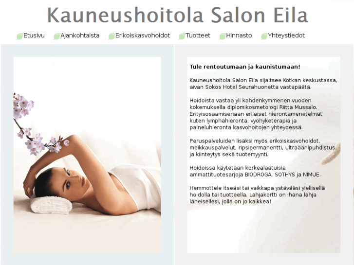 www.kauneushoitolasaloneila.com