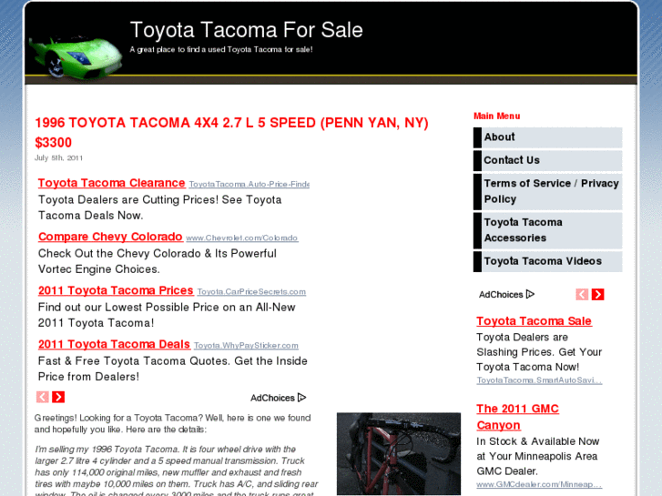 www.toyotatacomaforsale.com