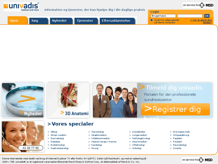 www.univadis.dk