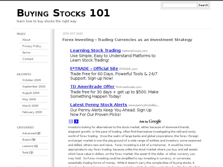 www.buyingstocks101.com