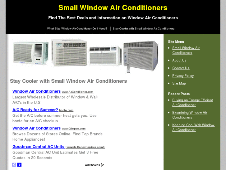 www.smallwindowairconditioners.com