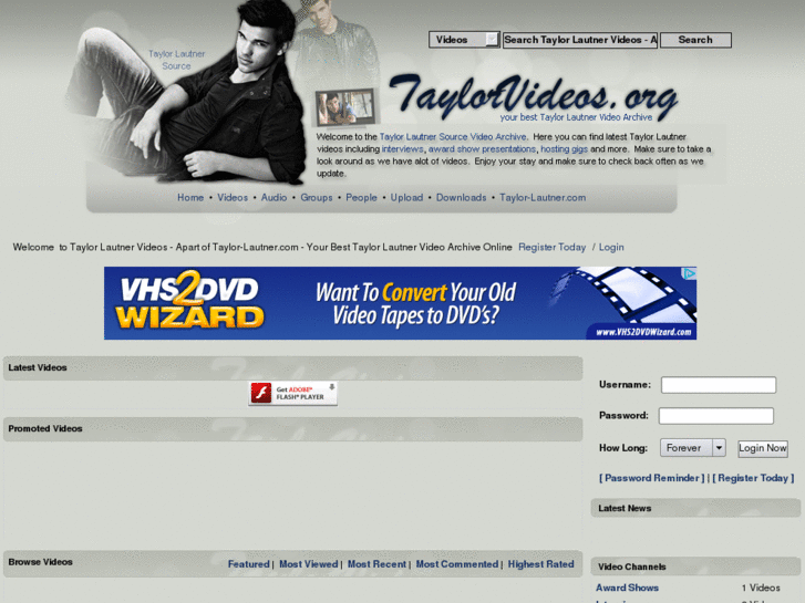 www.taylorvideos.org