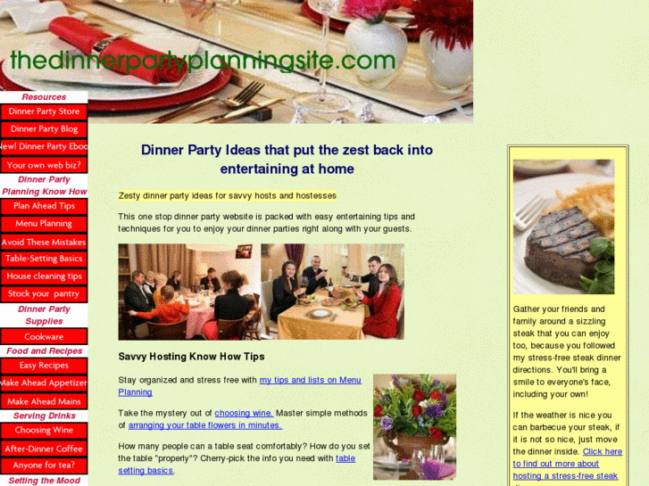 www.thedinnerpartyplanningsite.com