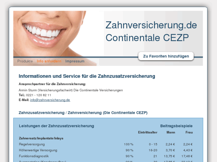 www.zahnversicherung.de