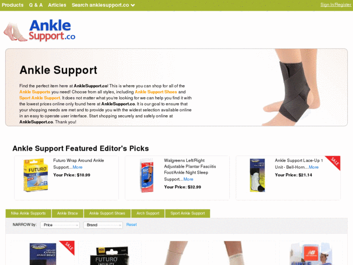 www.anklesupport.co