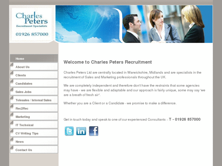 www.charlespetersrecruitment.com