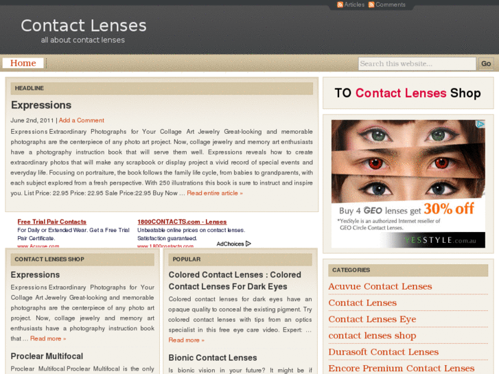 www.contactlenseseye.com