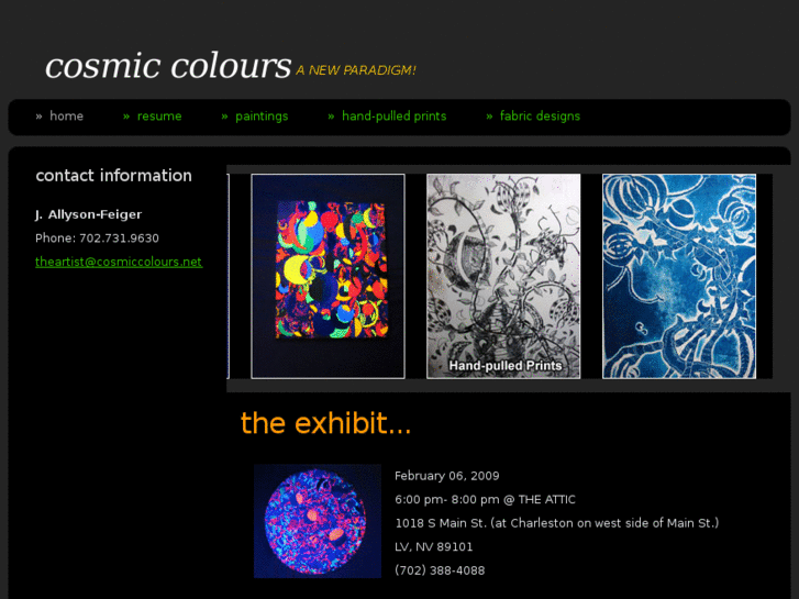 www.cosmiccoloursdesigns.com