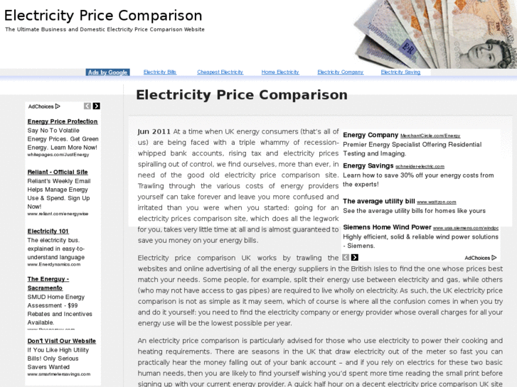 www.electricitypricecomparison.net