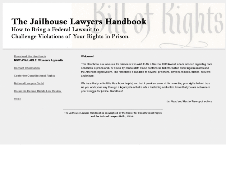 www.jailhouselaw.org