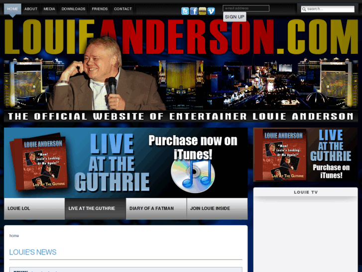 www.louieanderson.com