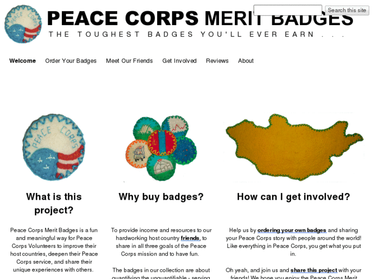 www.peacecorpsmeritbadges.com