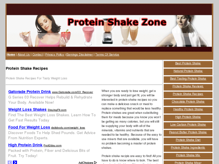 www.proteinshakezone.com