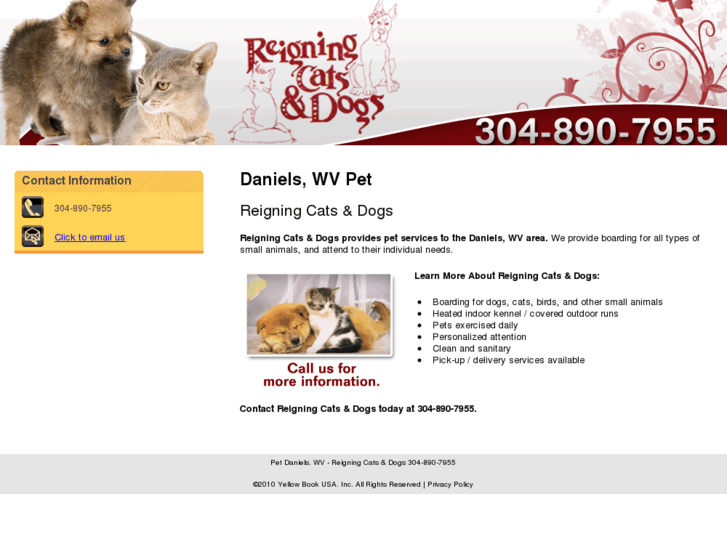 www.reigningcatsanddogswv.com