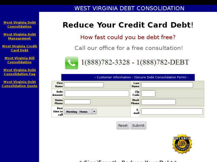 www.westvirginiadebtconsolidationquote.com