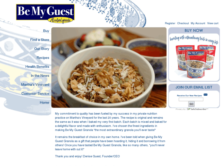 www.bemyguestgranola.com