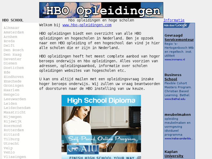 www.hbo-opleidingen.com