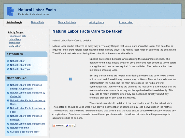 www.naturallaborfacts.com