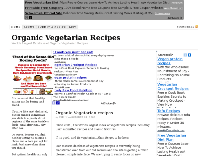 www.organicvegetarianrecipes.com