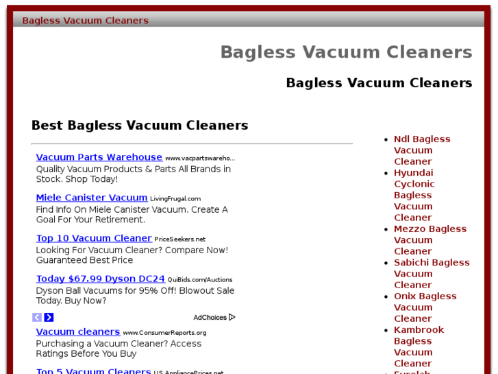 www.baglessvacuumcleanersguide.com