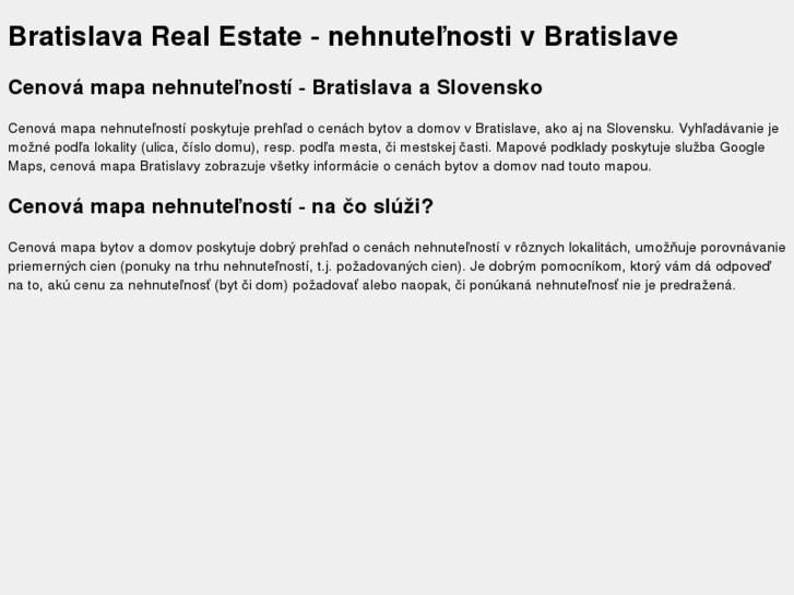 www.bratislavarealestate.com